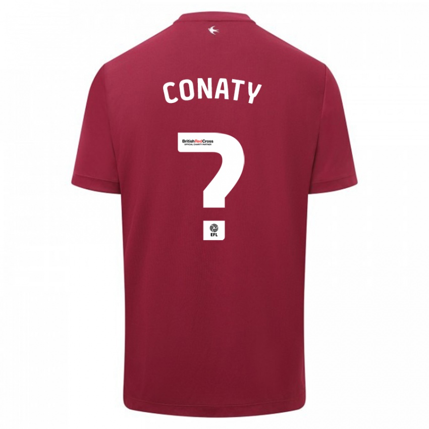 Criança Camisola Keano Conaty #0 Vermelho Alternativa 2023/24 Camisa Brasil