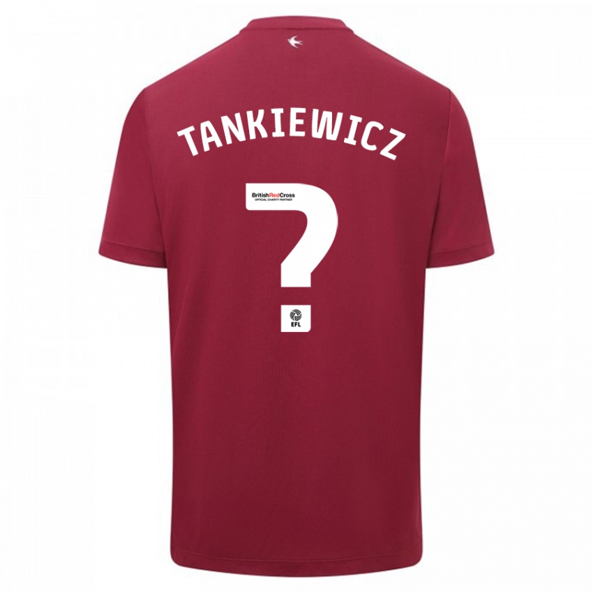 Criança Camisola Rob Tankiewicz #0 Vermelho Alternativa 2023/24 Camisa Brasil