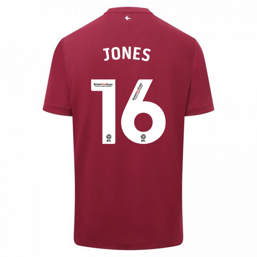 Criança Camisola Ellie Jones #16 Vermelho Alternativa 2023/24 Camisa Brasil