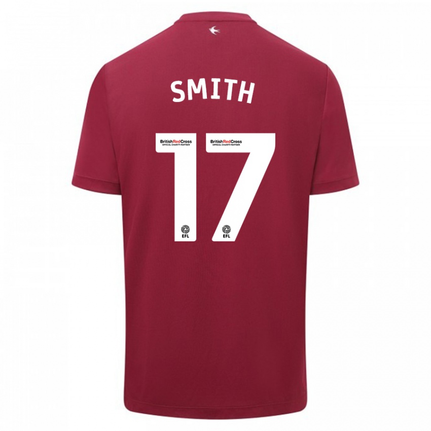 Criança Camisola Hollie Smith #17 Vermelho Alternativa 2023/24 Camisa Brasil