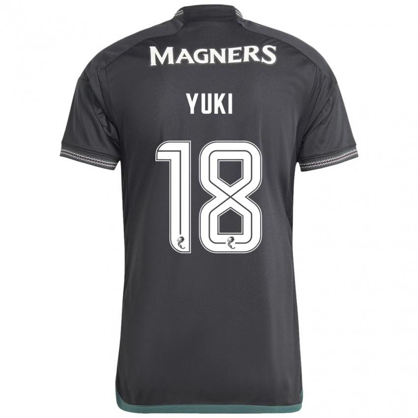 Criança Camisola Yuki Kobayashi #18 Preto Alternativa 2023/24 Camisa Brasil