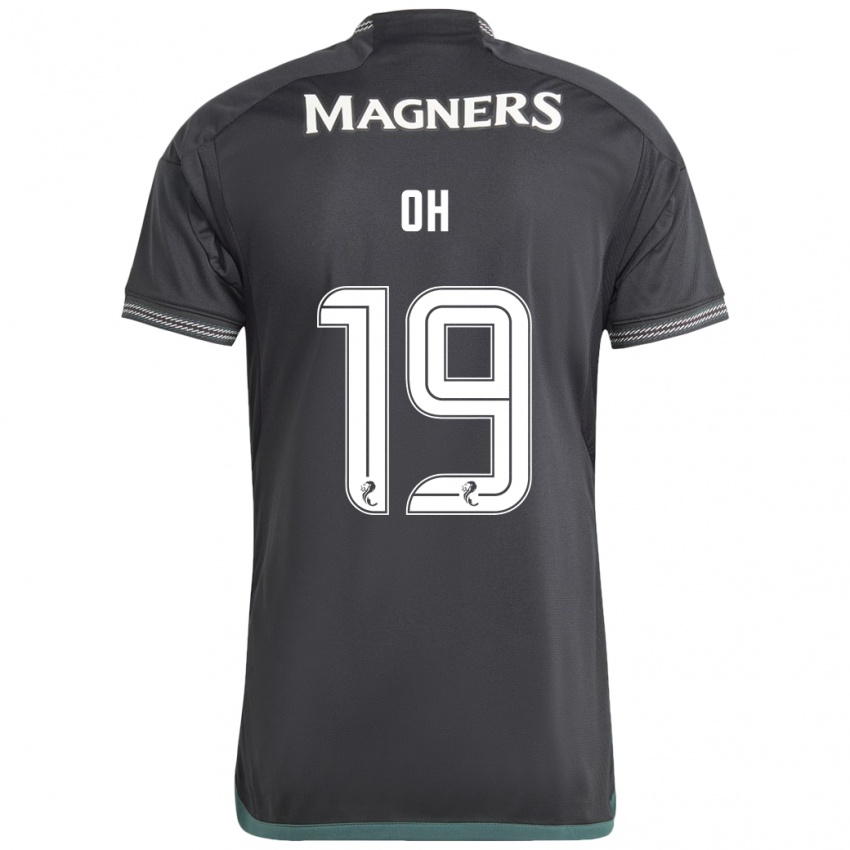 Criança Camisola Hyeon-Gyu Oh #19 Preto Alternativa 2023/24 Camisa Brasil