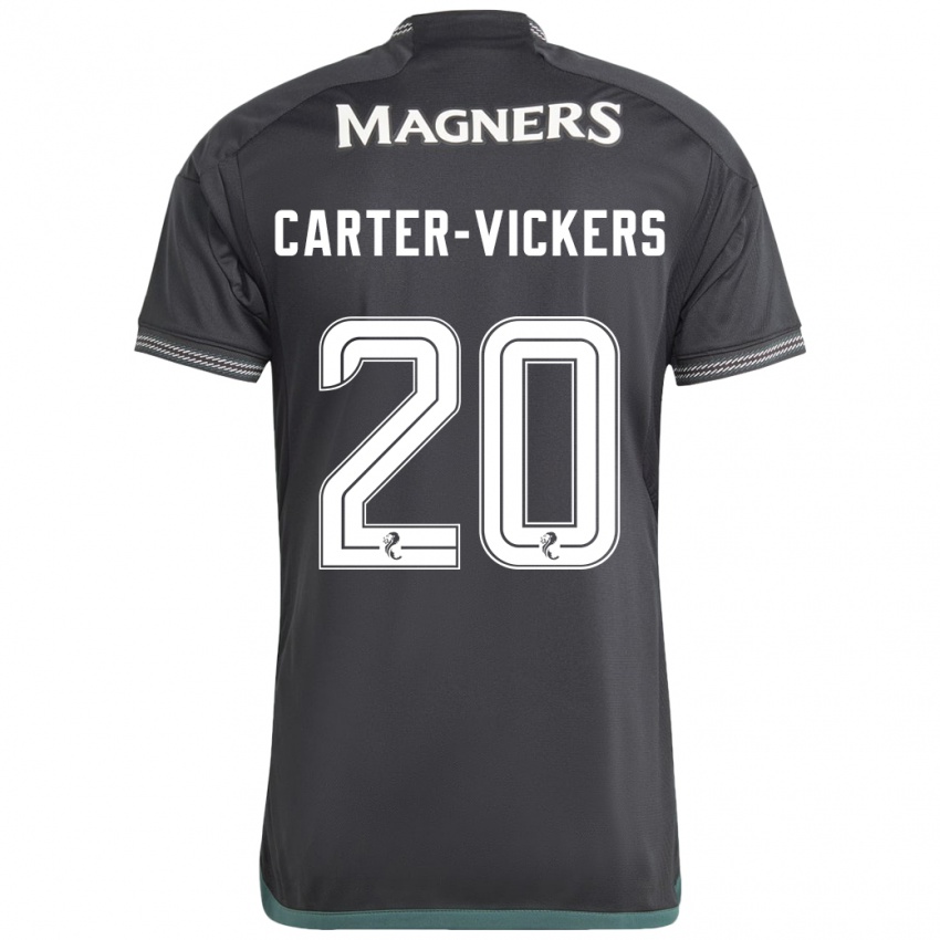 Criança Camisola Cameron Carter-Vickers #20 Preto Alternativa 2023/24 Camisa Brasil