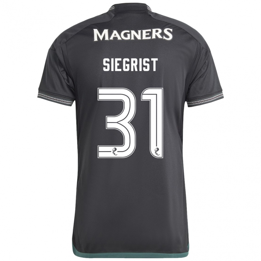 Criança Camisola Benjamin Siegrist #31 Preto Alternativa 2023/24 Camisa Brasil