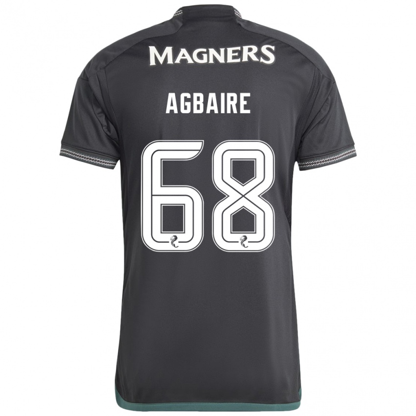 Criança Camisola Lenny Agbaire #68 Preto Alternativa 2023/24 Camisa Brasil