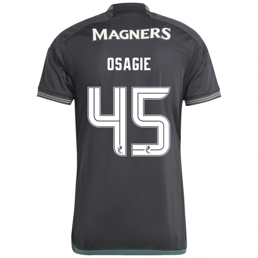 Criança Camisola Justin Osagie #45 Preto Alternativa 2023/24 Camisa Brasil