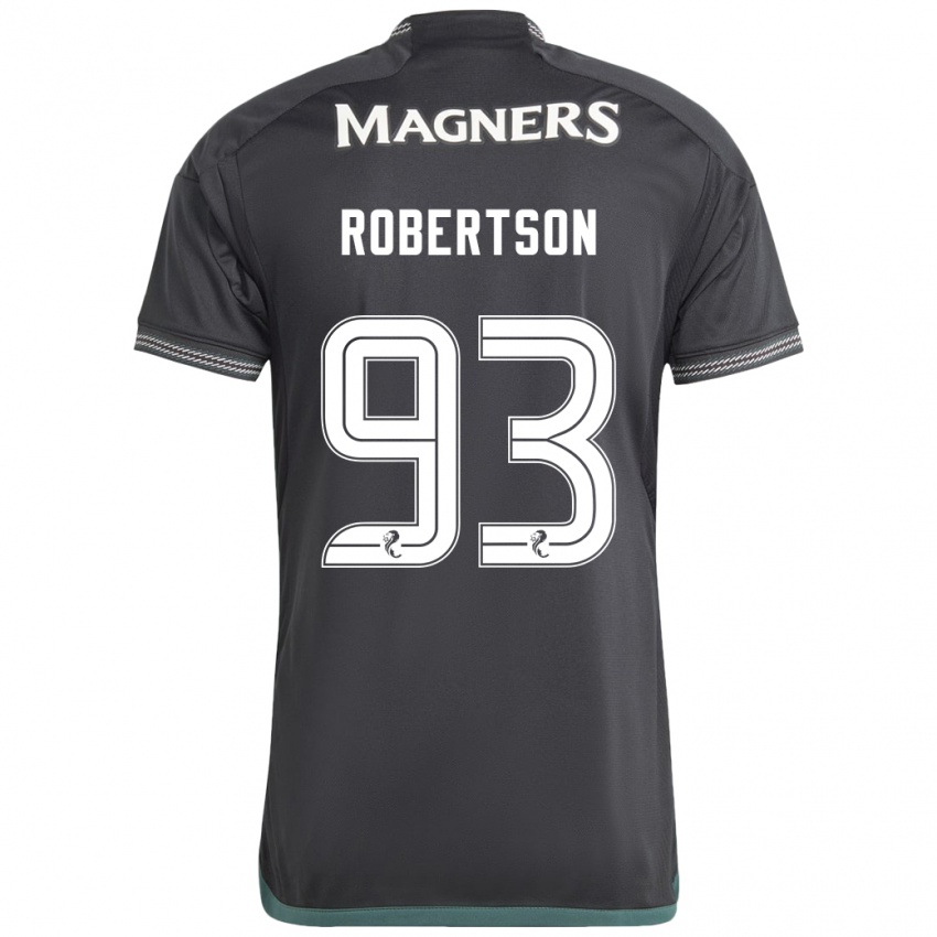 Criança Camisola Mitchell Robertson #93 Preto Alternativa 2023/24 Camisa Brasil