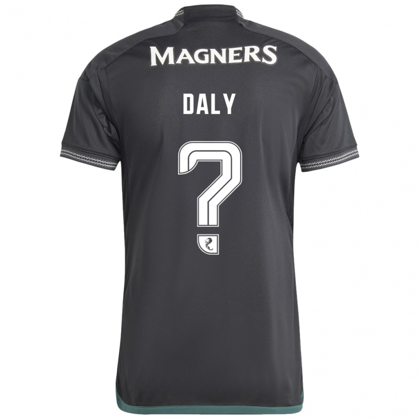 Criança Camisola Kayden Daly #0 Preto Alternativa 2023/24 Camisa Brasil