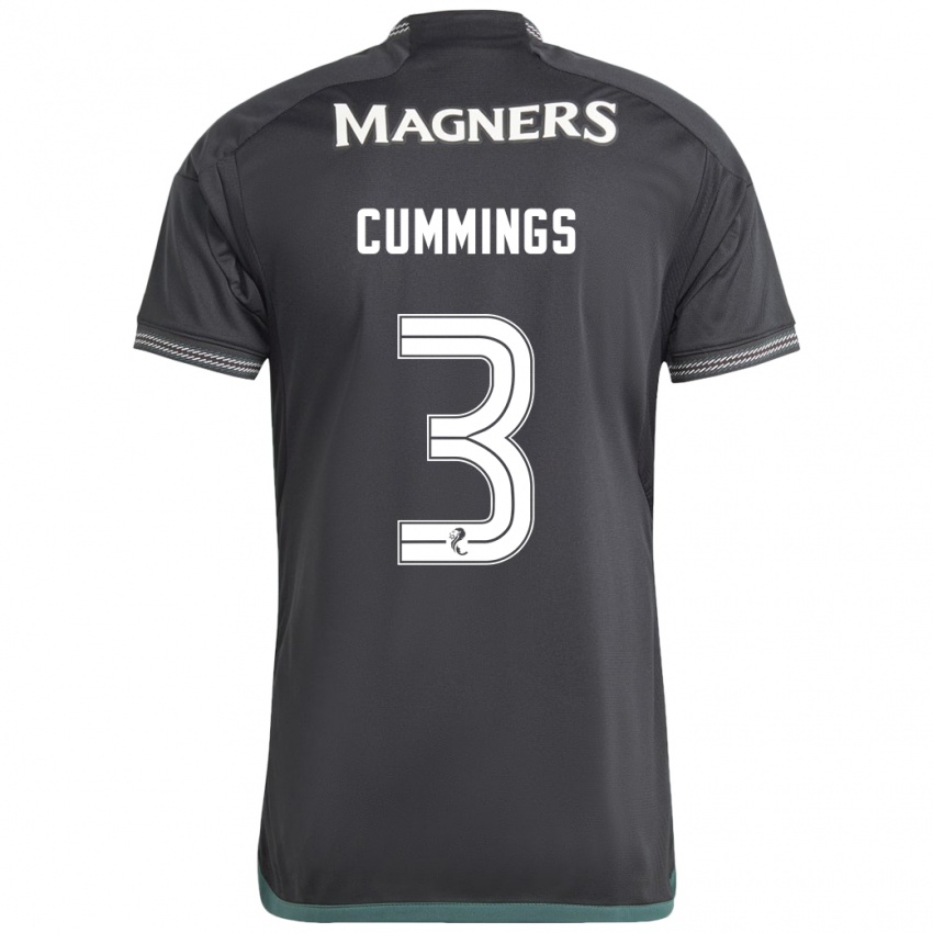 Criança Camisola Sydney Cummings #3 Preto Alternativa 2023/24 Camisa Brasil