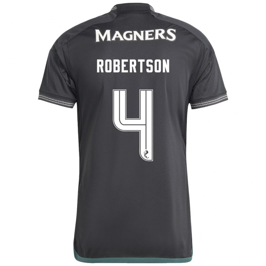 Criança Camisola Lisa Robertson #4 Preto Alternativa 2023/24 Camisa Brasil