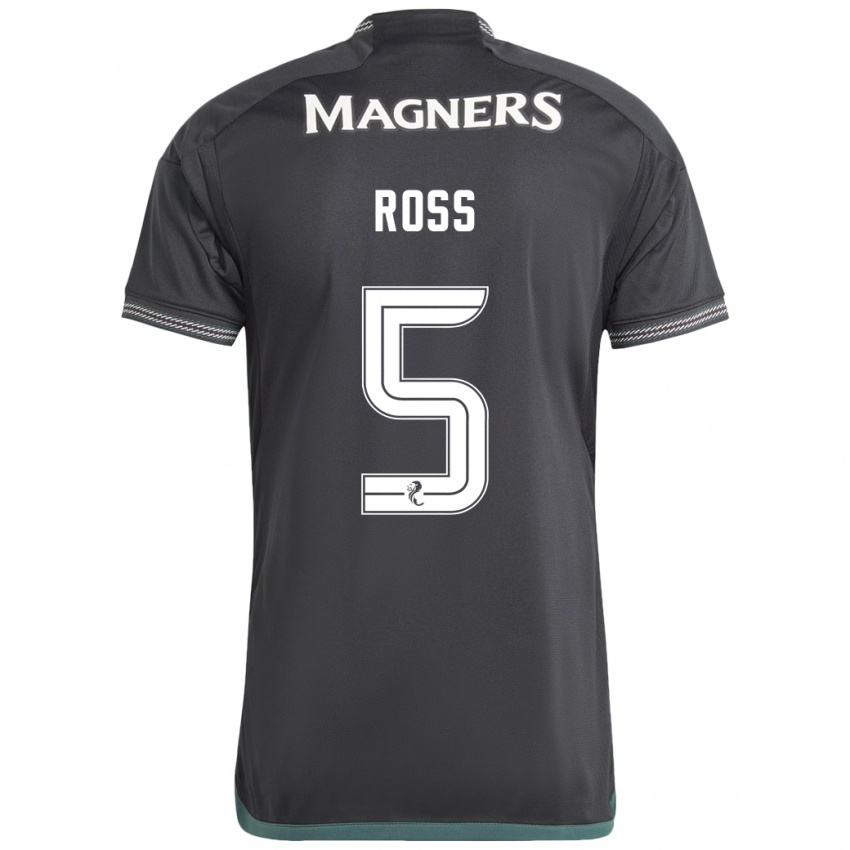 Criança Camisola Natalie Ross #5 Preto Alternativa 2023/24 Camisa Brasil