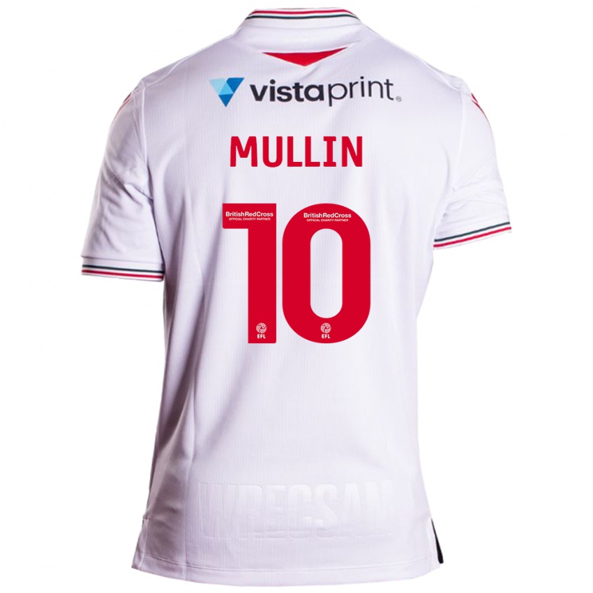 Criança Camisola Paul Mullin #10 Branco Alternativa 2023/24 Camisa Brasil