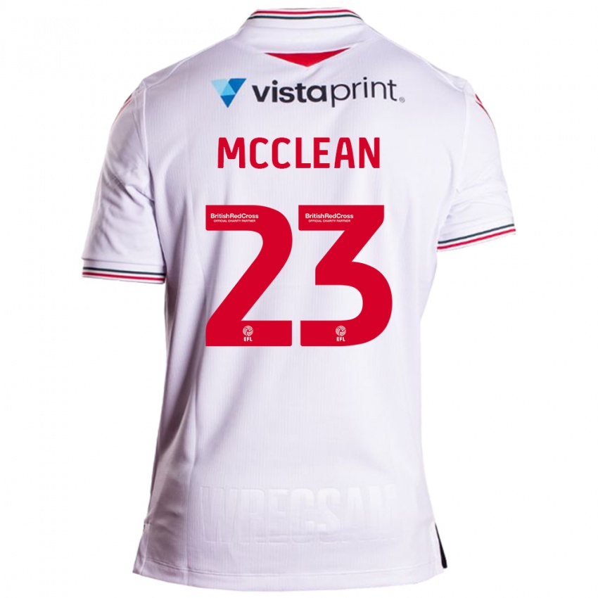 Criança Camisola James Mcclean #23 Branco Alternativa 2023/24 Camisa Brasil