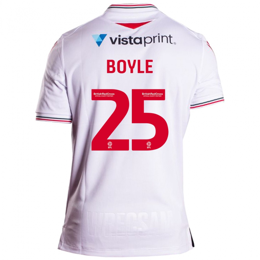 Criança Camisola Will Boyle #25 Branco Alternativa 2023/24 Camisa Brasil