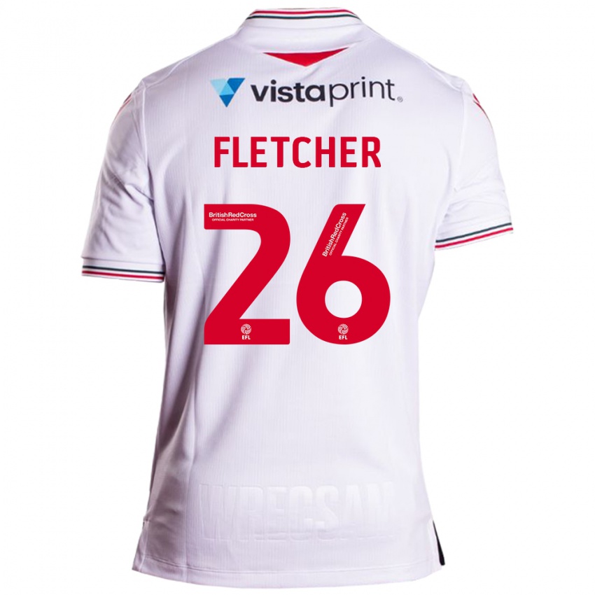 Criança Camisola Steven Fletcher #26 Branco Alternativa 2023/24 Camisa Brasil