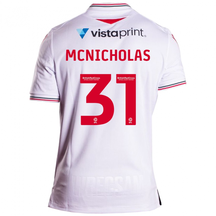 Criança Camisola Luke Mcnicholas #31 Branco Alternativa 2023/24 Camisa Brasil