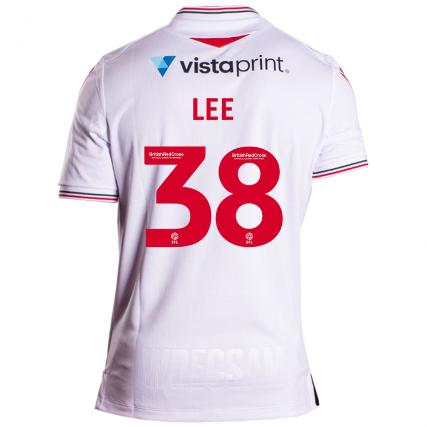 Criança Camisola Elliot Lee #38 Branco Alternativa 2023/24 Camisa Brasil