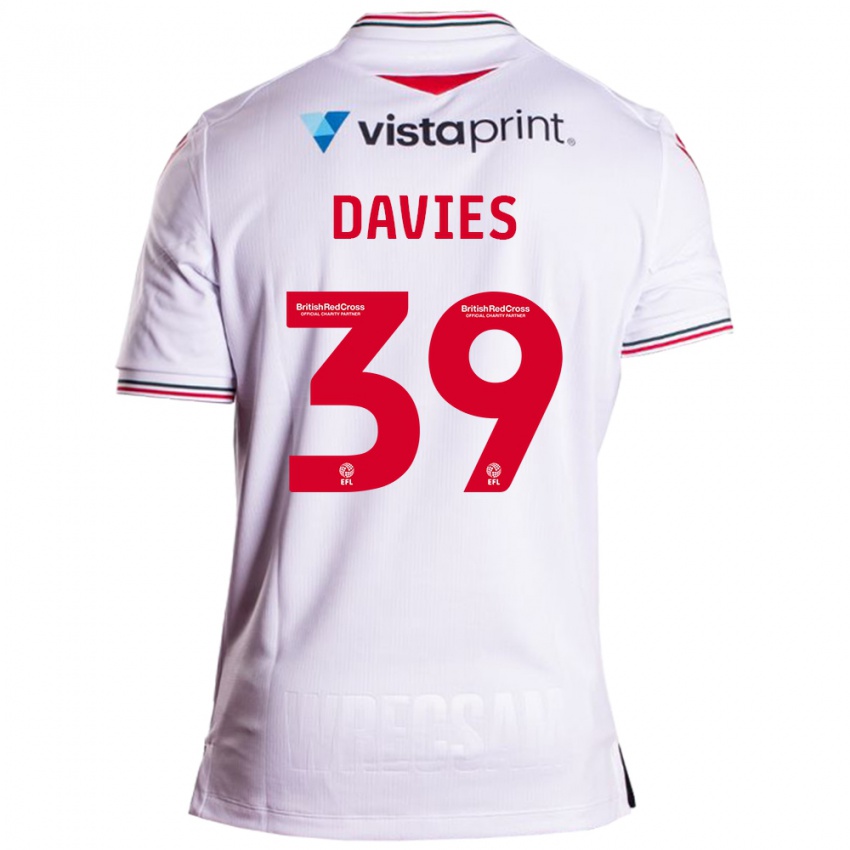 Criança Camisola Daniel Davies #39 Branco Alternativa 2023/24 Camisa Brasil