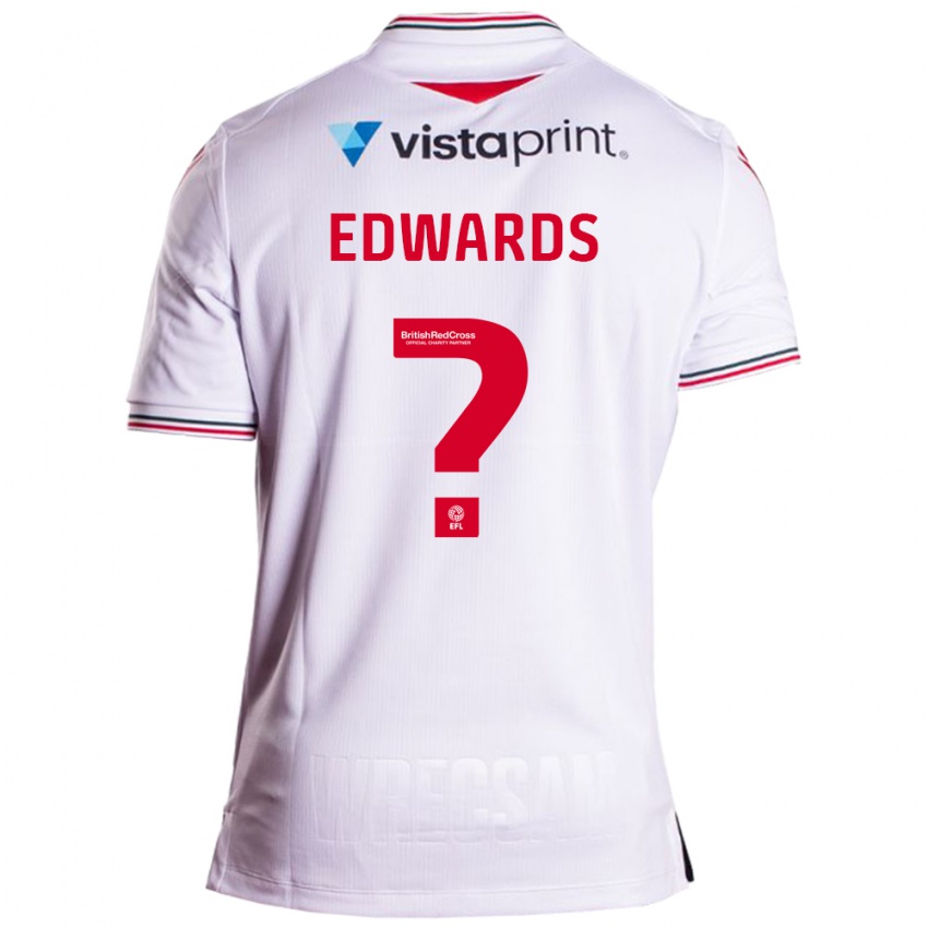 Criança Camisola Callum Edwards #0 Branco Alternativa 2023/24 Camisa Brasil