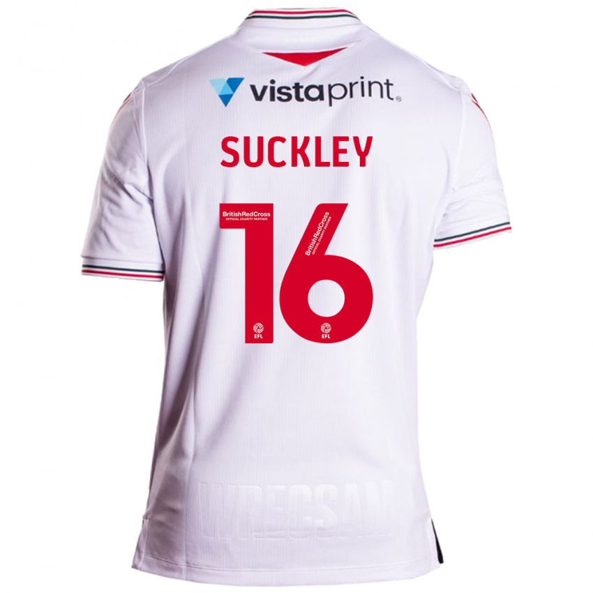 Criança Camisola Ava Suckley #16 Branco Alternativa 2023/24 Camisa Brasil