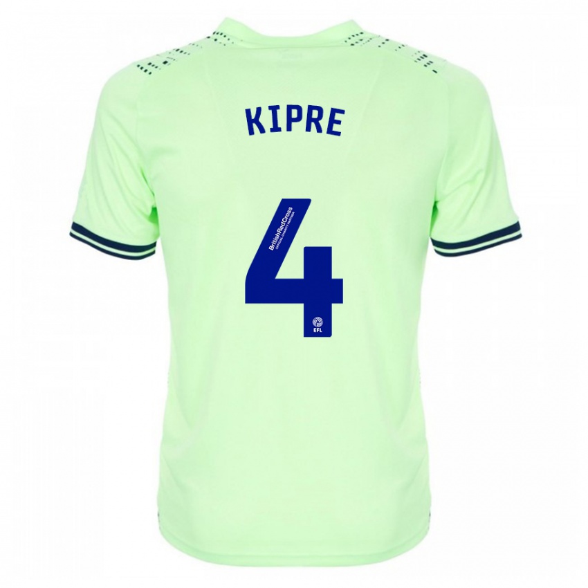 Criança Camisola Cédric Kipré #4 Marinha Alternativa 2023/24 Camisa Brasil