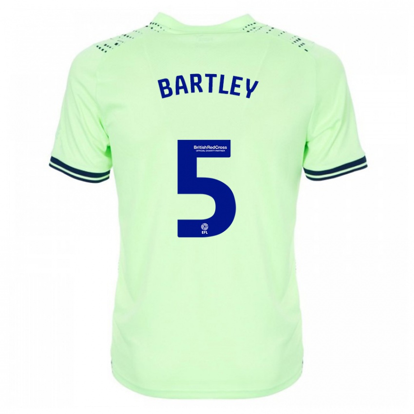 Criança Camisola Kyle Bartley #5 Marinha Alternativa 2023/24 Camisa Brasil