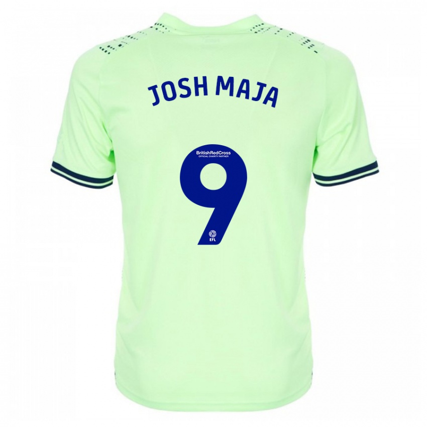 Criança Camisola Josh Maja #9 Marinha Alternativa 2023/24 Camisa Brasil