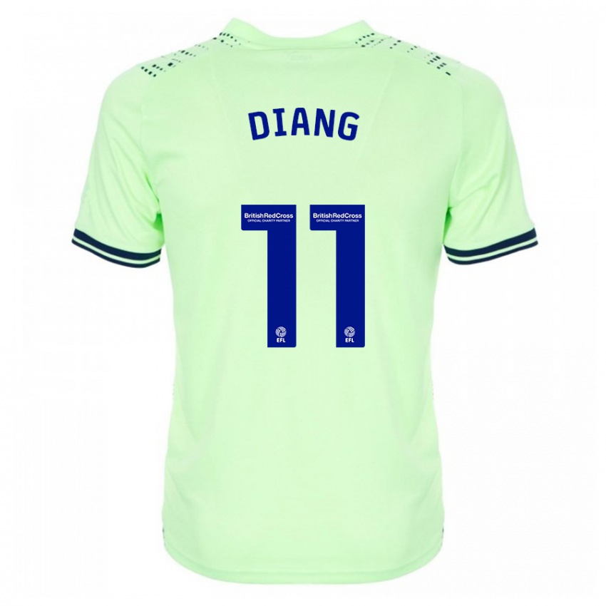 Criança Camisola Grady Diangana #11 Marinha Alternativa 2023/24 Camisa Brasil