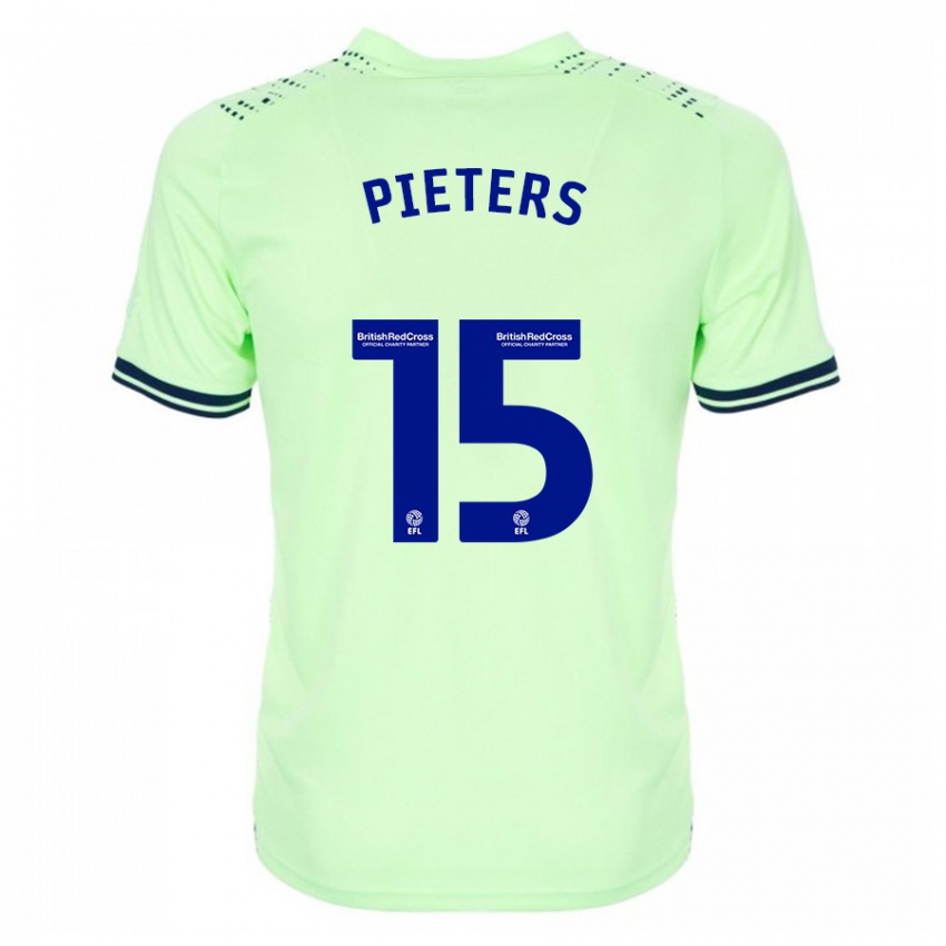 Criança Camisola Erik Pieters #15 Marinha Alternativa 2023/24 Camisa Brasil