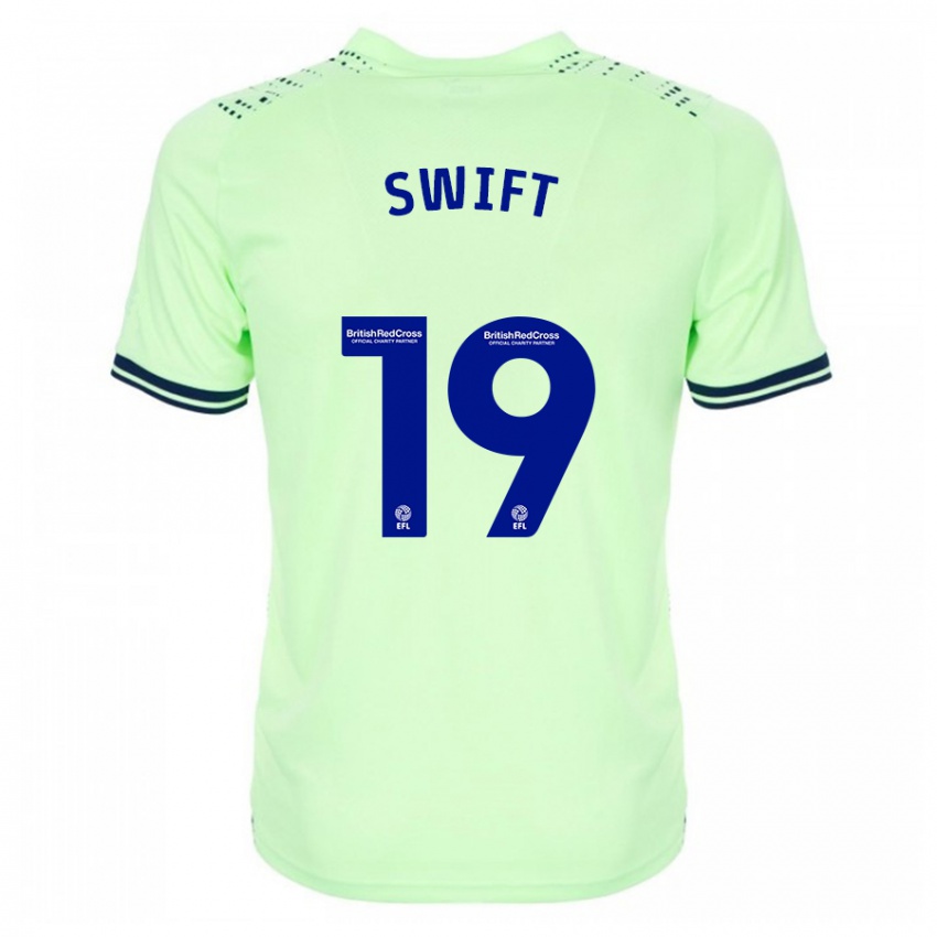 Criança Camisola John Swift #19 Marinha Alternativa 2023/24 Camisa Brasil