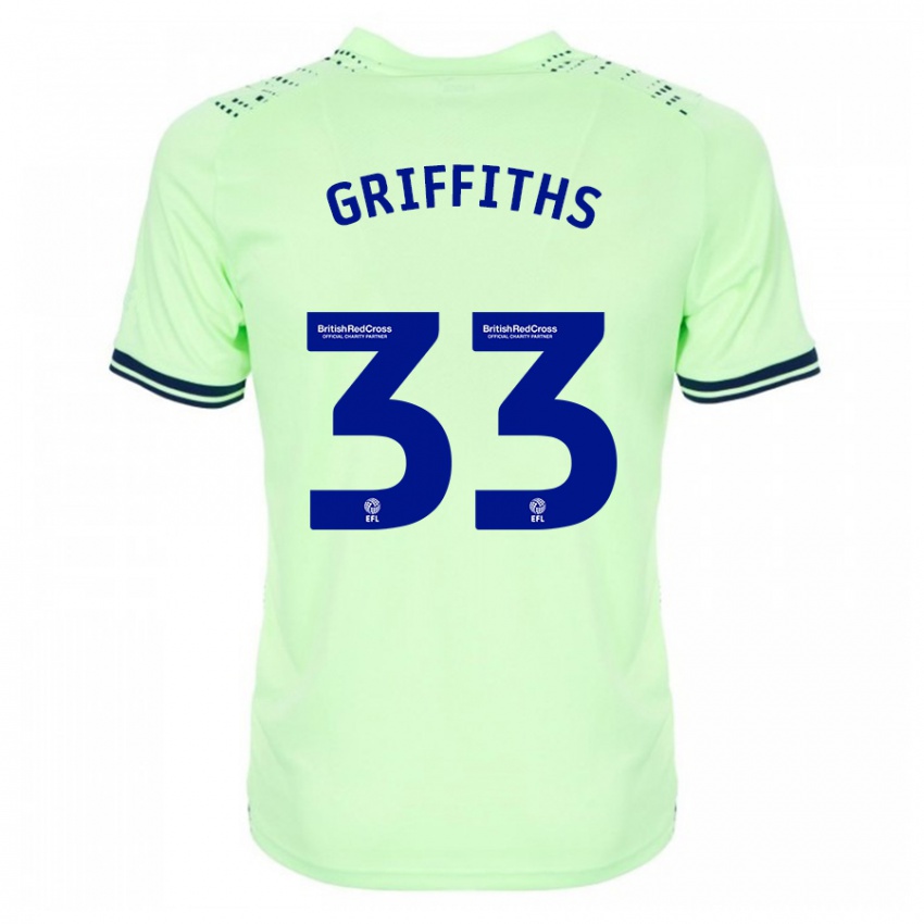 Criança Camisola Josh Griffiths #33 Marinha Alternativa 2023/24 Camisa Brasil