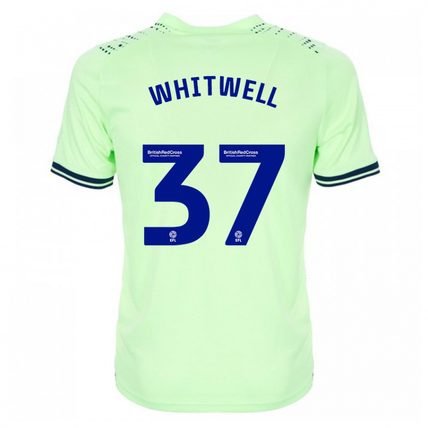 Criança Camisola Harry Whitwell #37 Marinha Alternativa 2023/24 Camisa Brasil