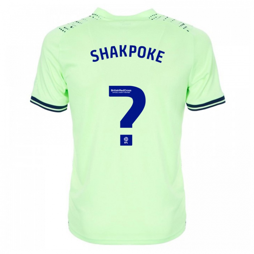 Criança Camisola Ruben Shakpoke #0 Marinha Alternativa 2023/24 Camisa Brasil