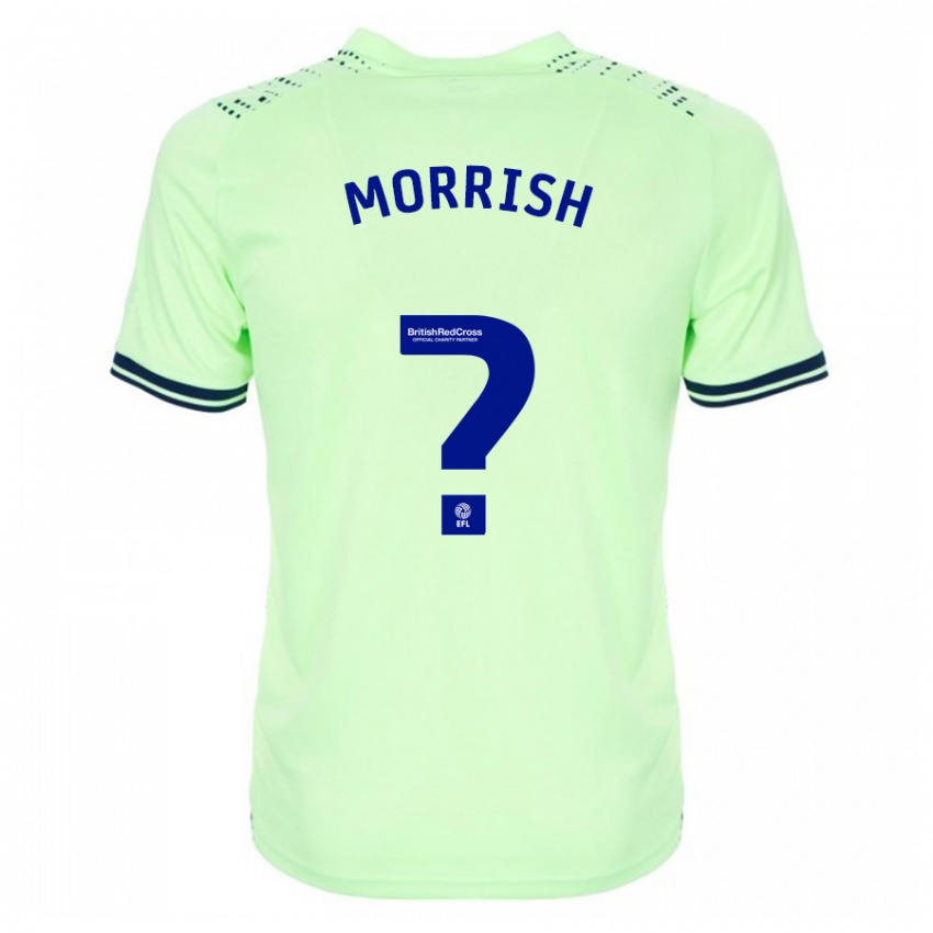 Criança Camisola Rhys Morrish #0 Marinha Alternativa 2023/24 Camisa Brasil