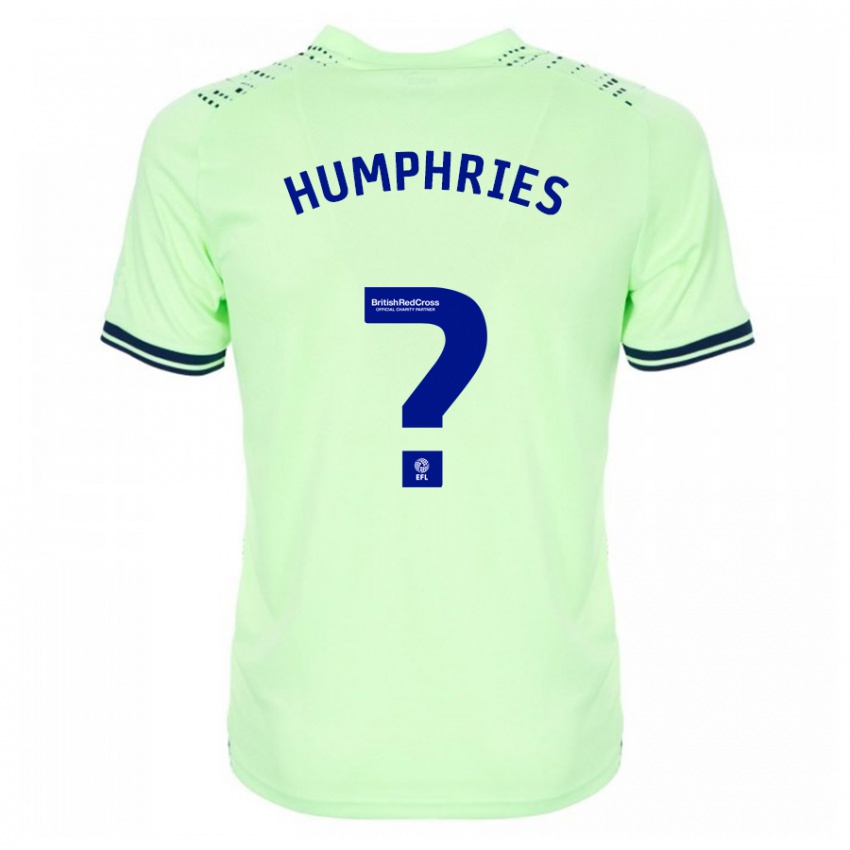 Criança Camisola Evan Humphries #0 Marinha Alternativa 2023/24 Camisa Brasil