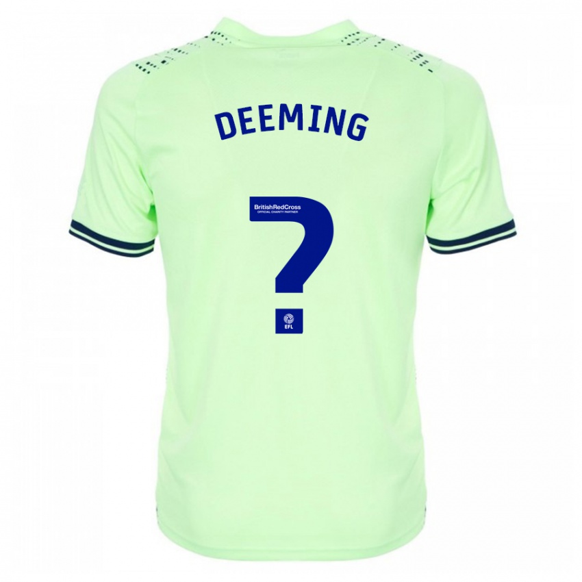 Criança Camisola Cole Deeming #0 Marinha Alternativa 2023/24 Camisa Brasil