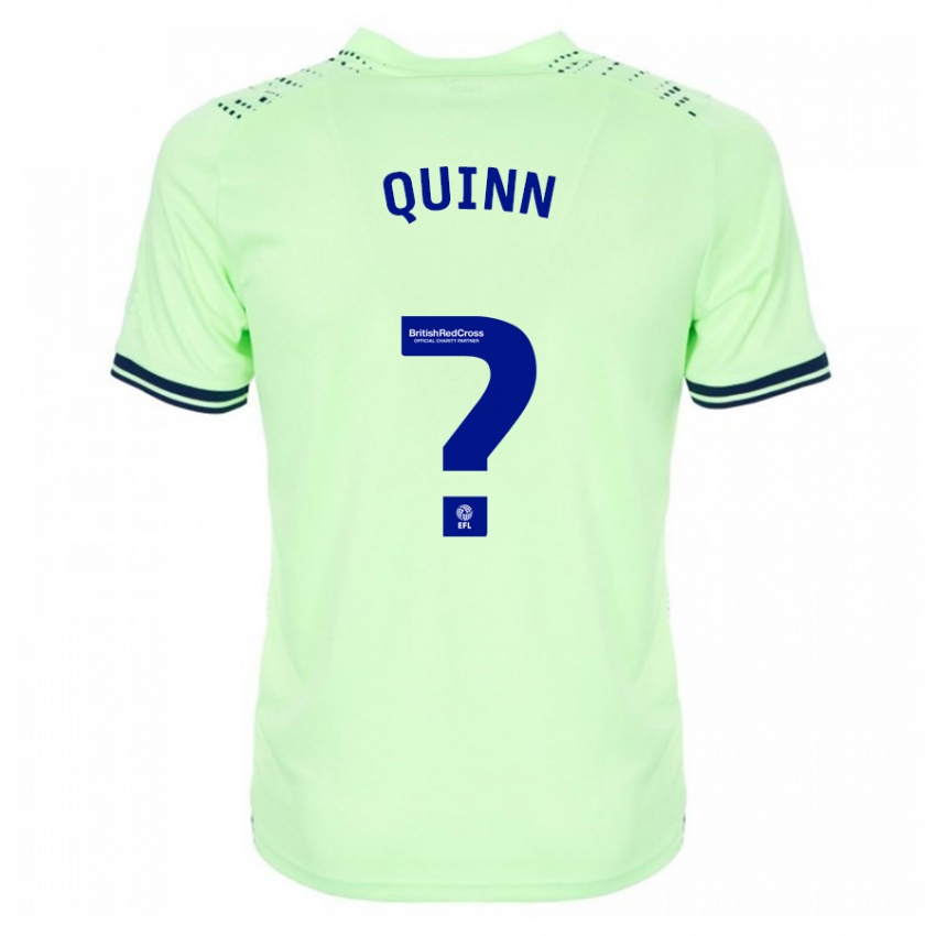 Criança Camisola Keilan Quinn #0 Marinha Alternativa 2023/24 Camisa Brasil