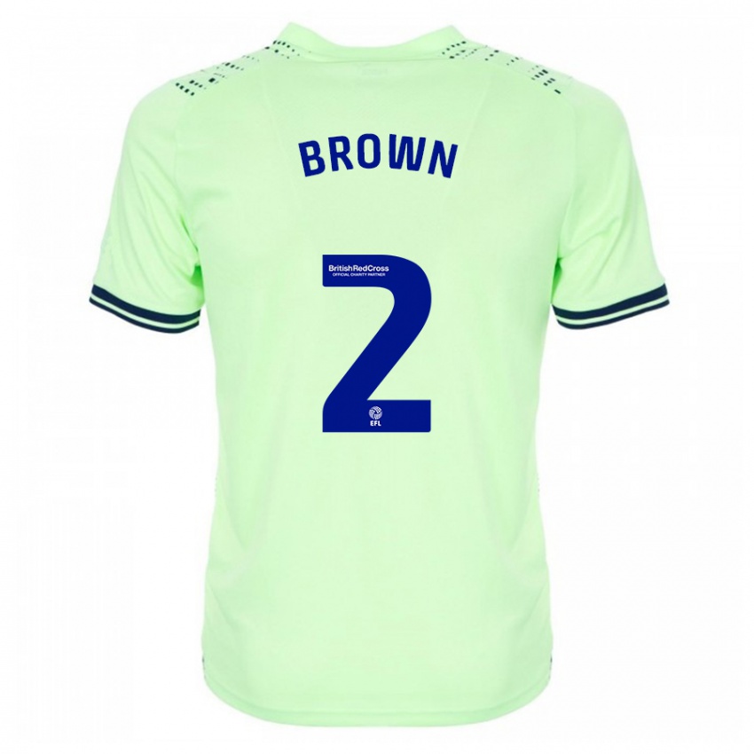 Criança Camisola Ashlee Brown #2 Marinha Alternativa 2023/24 Camisa Brasil