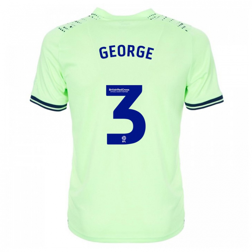 Criança Camisola Hannah George #3 Marinha Alternativa 2023/24 Camisa Brasil