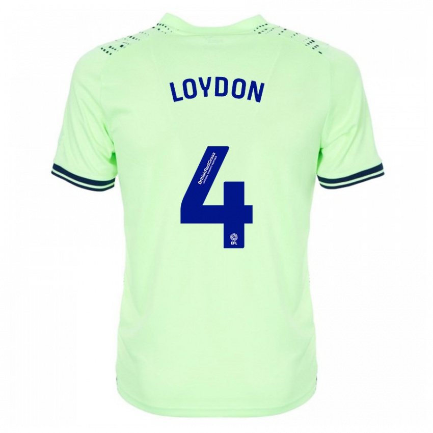 Criança Camisola Abi Loydon #4 Marinha Alternativa 2023/24 Camisa Brasil