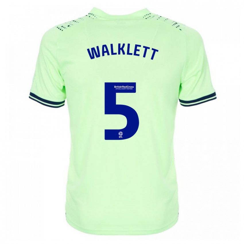 Criança Camisola Kerry Walklett #5 Marinha Alternativa 2023/24 Camisa Brasil