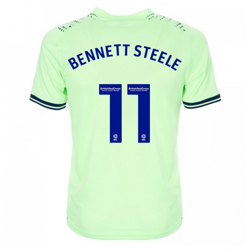 Criança Camisola Lizzie Bennett-Steele #11 Marinha Alternativa 2023/24 Camisa Brasil