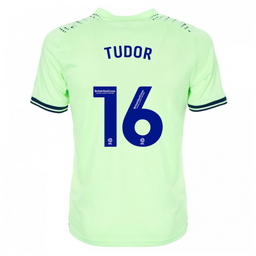 Criança Camisola Sophie Tudor #16 Marinha Alternativa 2023/24 Camisa Brasil