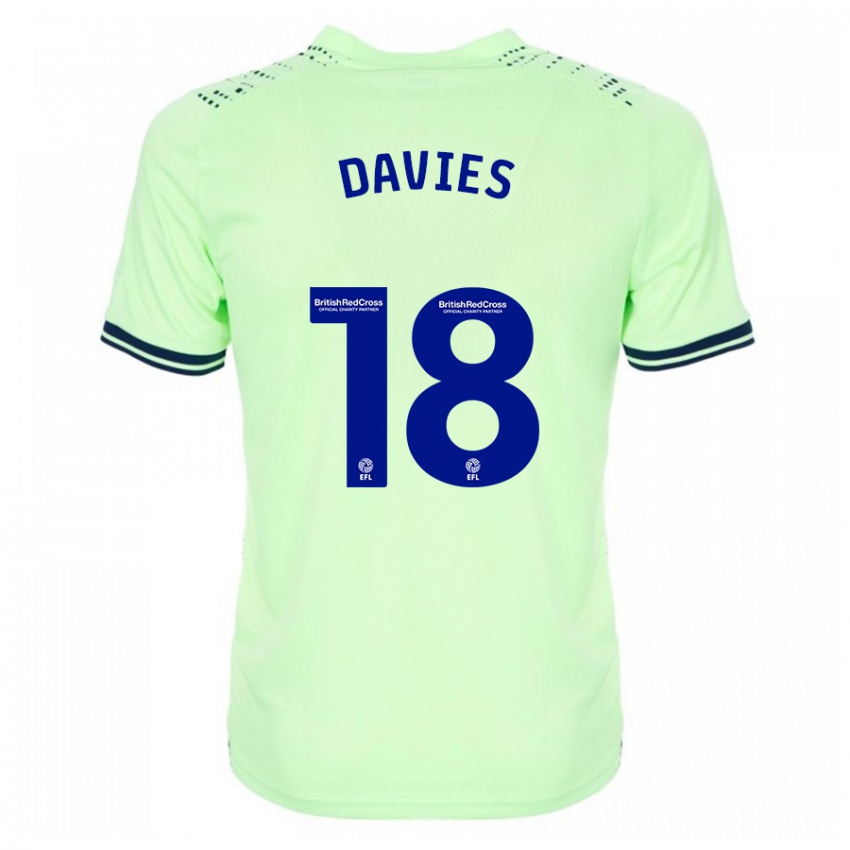 Criança Camisola Jessica Davies #18 Marinha Alternativa 2023/24 Camisa Brasil