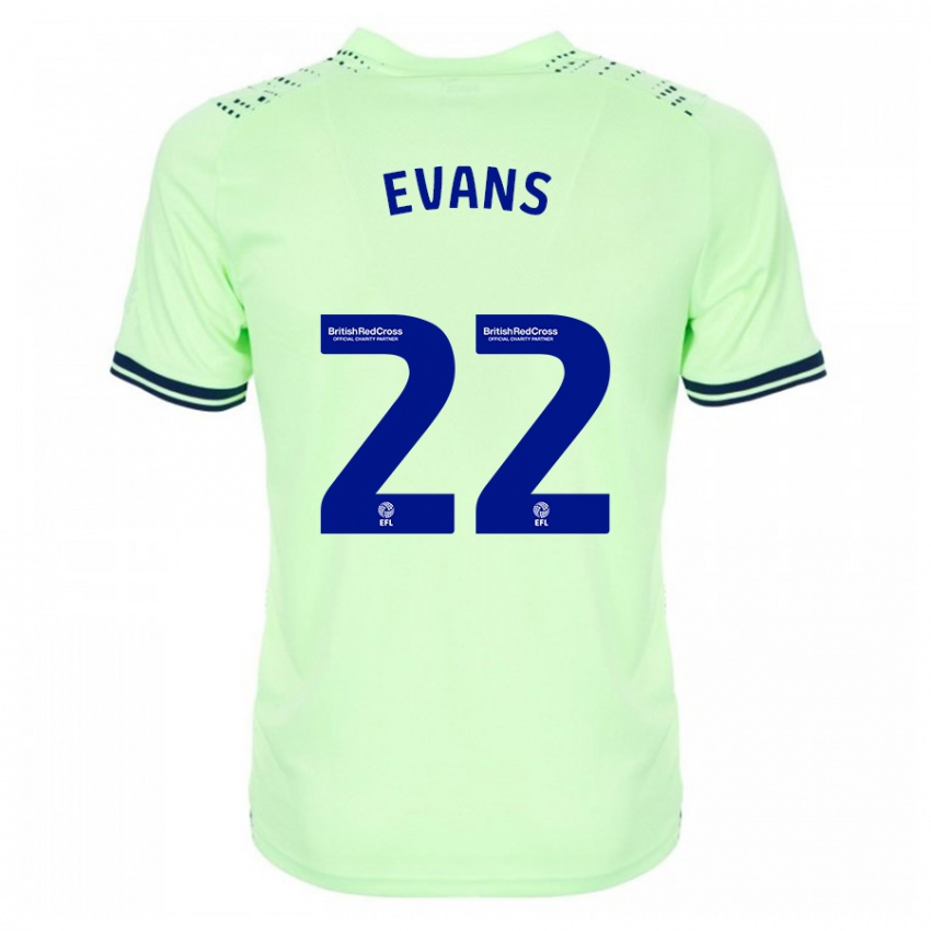 Criança Camisola Kate Evans #22 Marinha Alternativa 2023/24 Camisa Brasil