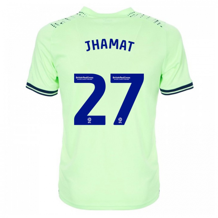 Criança Camisola Simran Jhamat #27 Marinha Alternativa 2023/24 Camisa Brasil