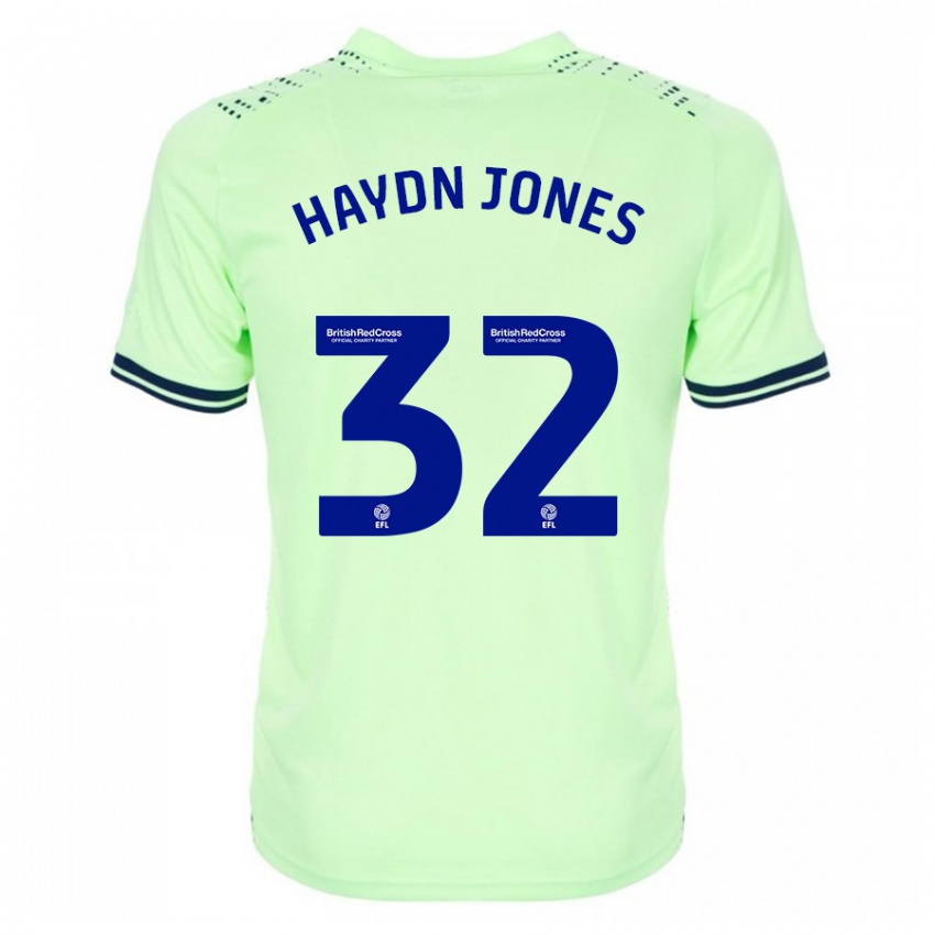 Criança Camisola Mackenzie Haydn-Jones #32 Marinha Alternativa 2023/24 Camisa Brasil