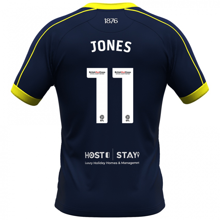 Criança Camisola Isaiah Jones #11 Marinha Alternativa 2023/24 Camisa Brasil