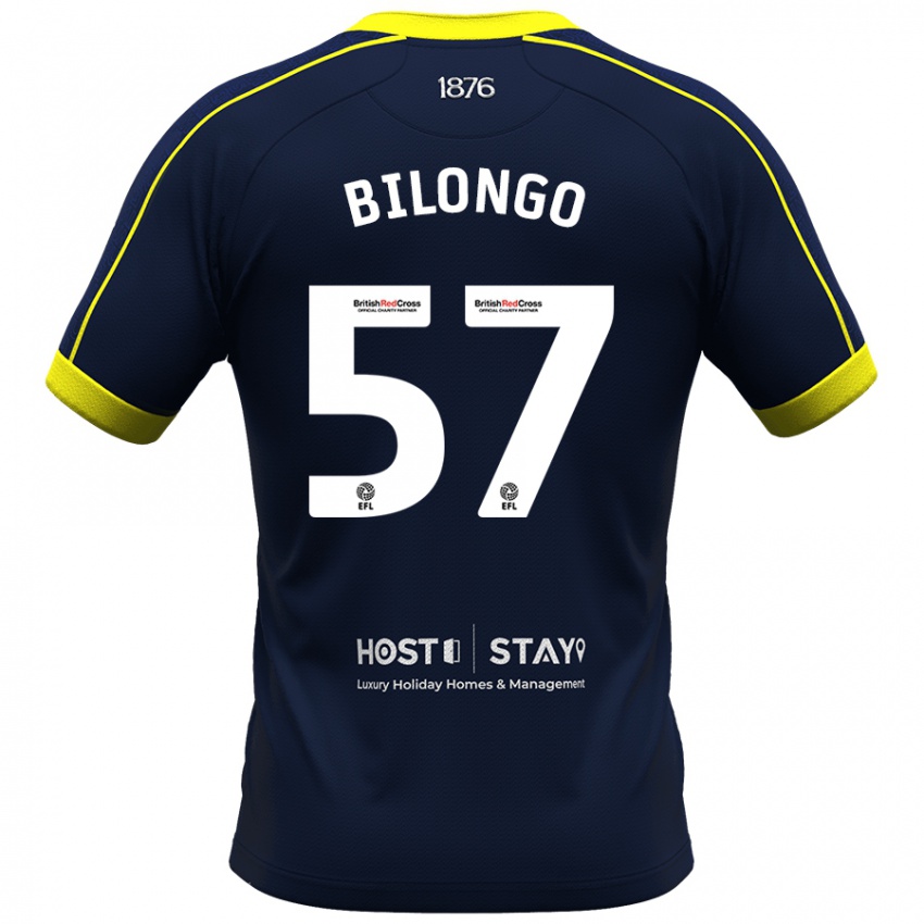 Criança Camisola Bryant Bilongo #57 Marinha Alternativa 2023/24 Camisa Brasil