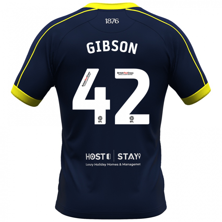 Criança Camisola Joseph Gibson #42 Marinha Alternativa 2023/24 Camisa Brasil